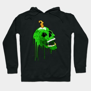 Witchcraft Devils Candle Dripping Skull Hoodie